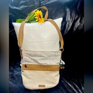 Sakroots Tan and Cream Women's Bag